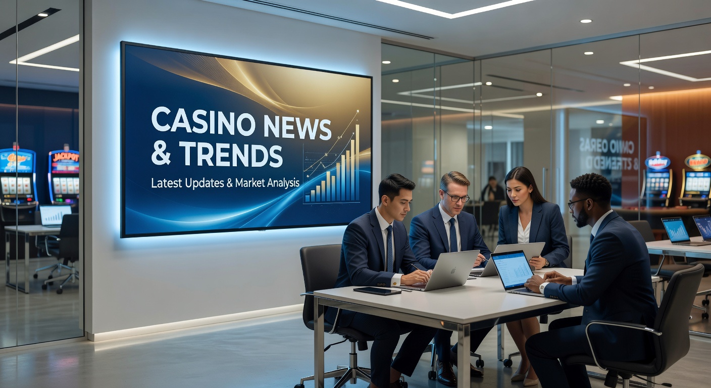 Illustration of casino acquisition deal announcement with financial charts and Las Vegas skyline elements