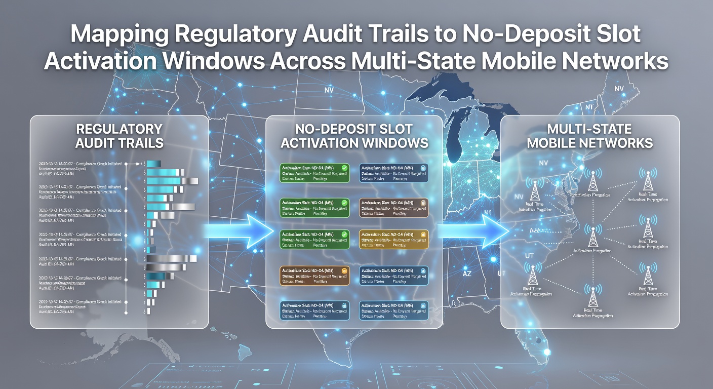 Regulatory audit trail mapping diagram showing slot activation timelines across mobile networks