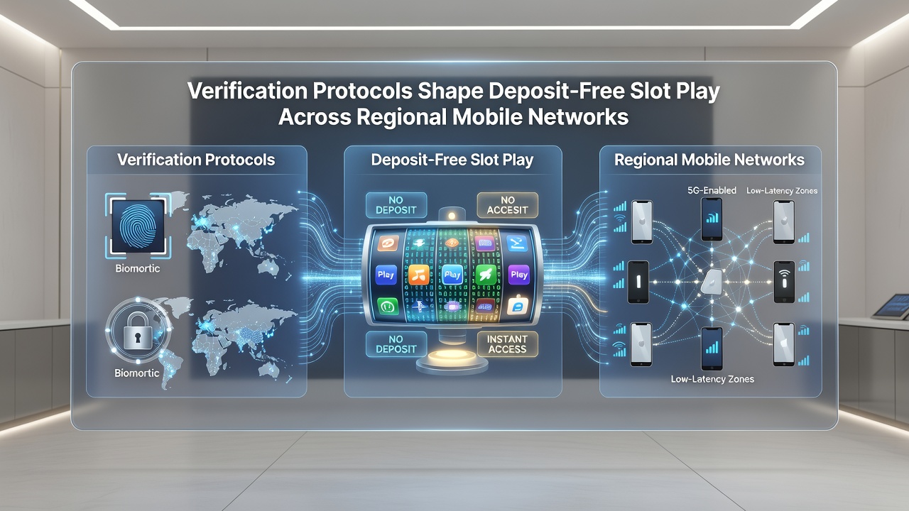 Regional mobile network verification flow for no-deposit slots